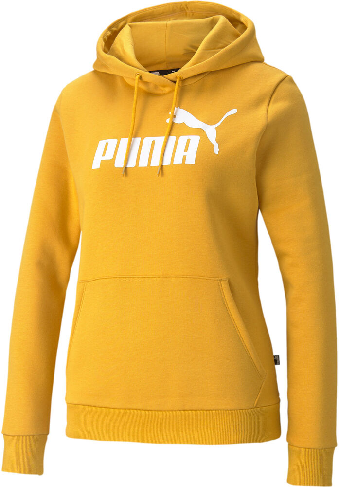 Puma Essentials Logo Hættetrøje Damer Tøj Gul M
