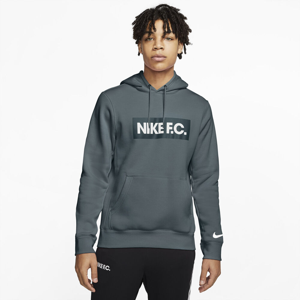 Nike F.c. Fleece Hættetrøje Herrer Tøj Grå M