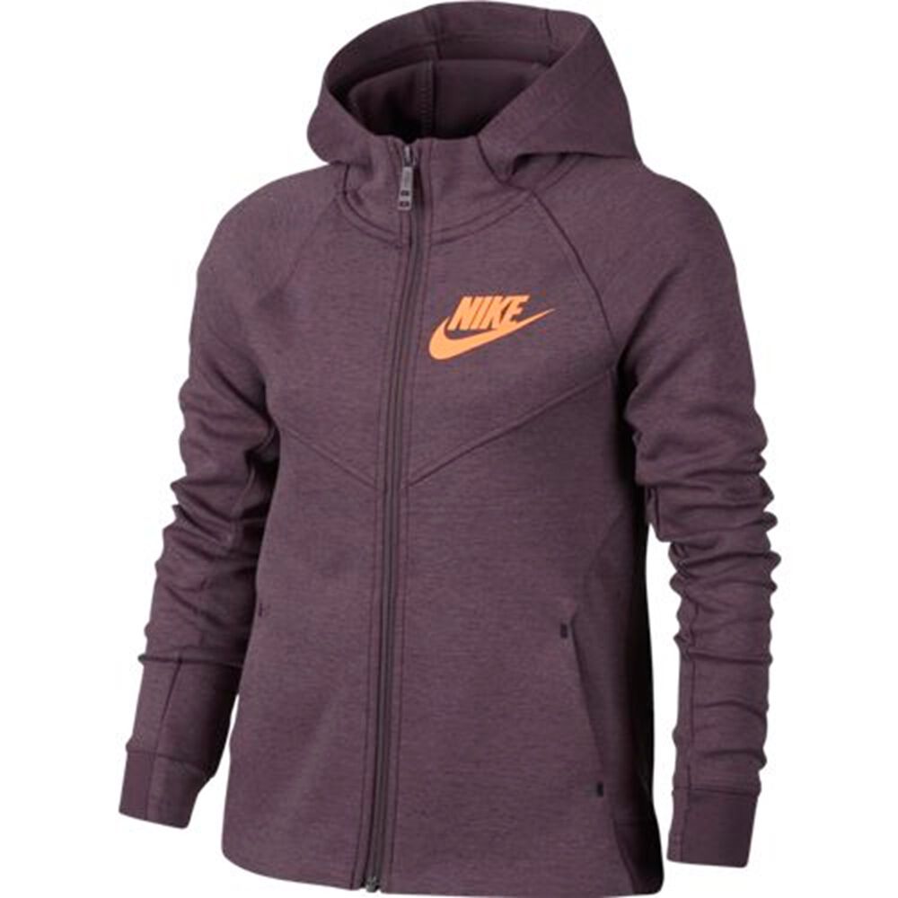 Nike Tech Fleece Hoody Unisex Tøj Lilla 158170