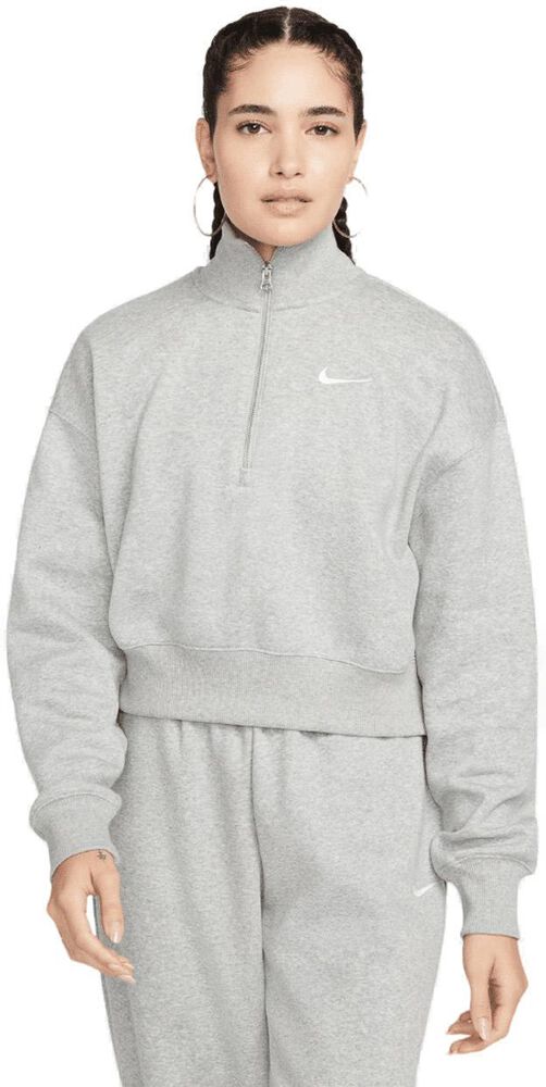 Nike Sportswear Phoenix Fleece Oversized Sweatshirt Damer Hættetrøjer & Sweatshirts Grå L
