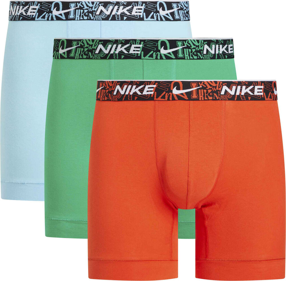 9: Nike Underbukser, Bomuld, 3pak Herrer Undertøj Multifarvet S