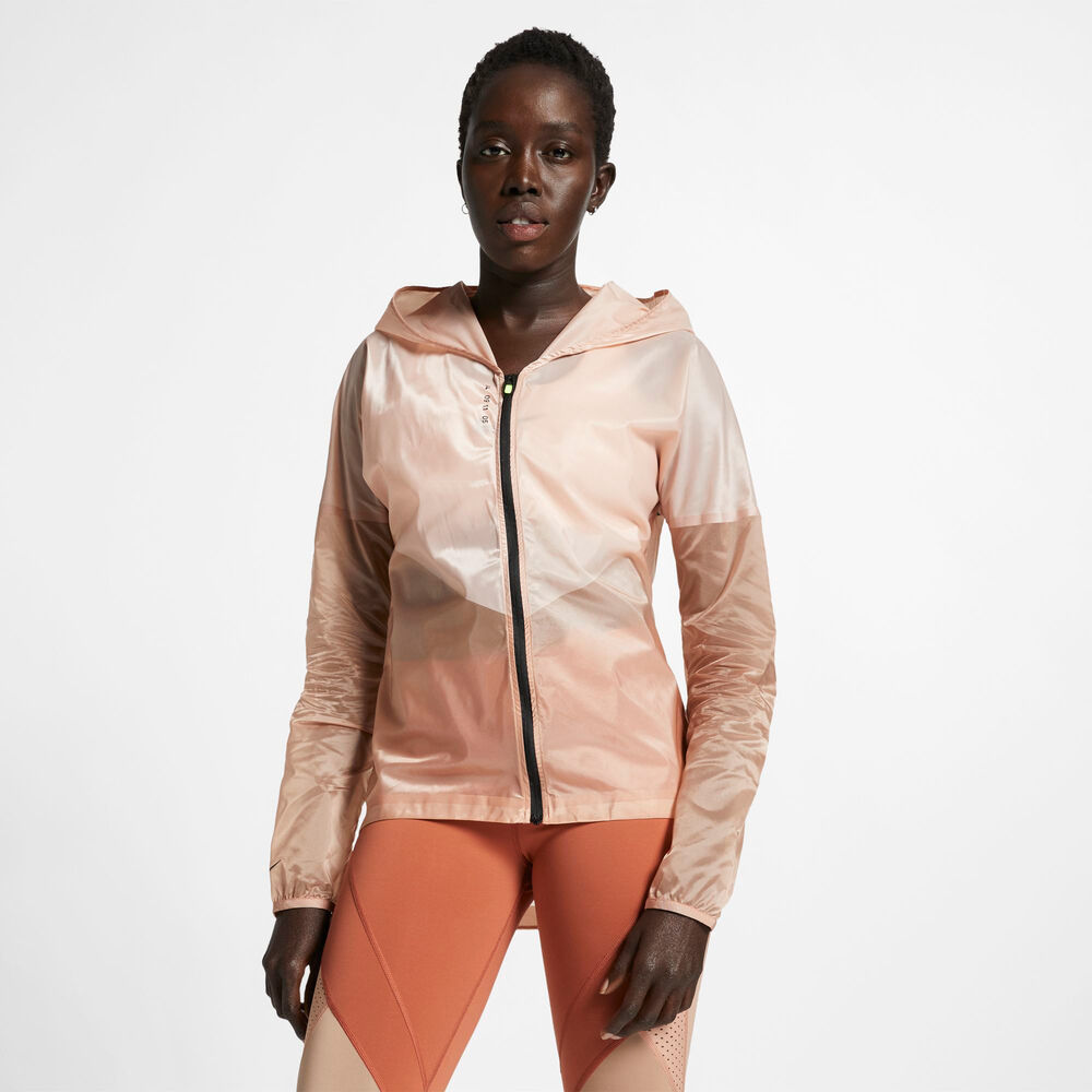 Nike Tech Pack Hooded Jacket Damer Løbejakker Pink Xl