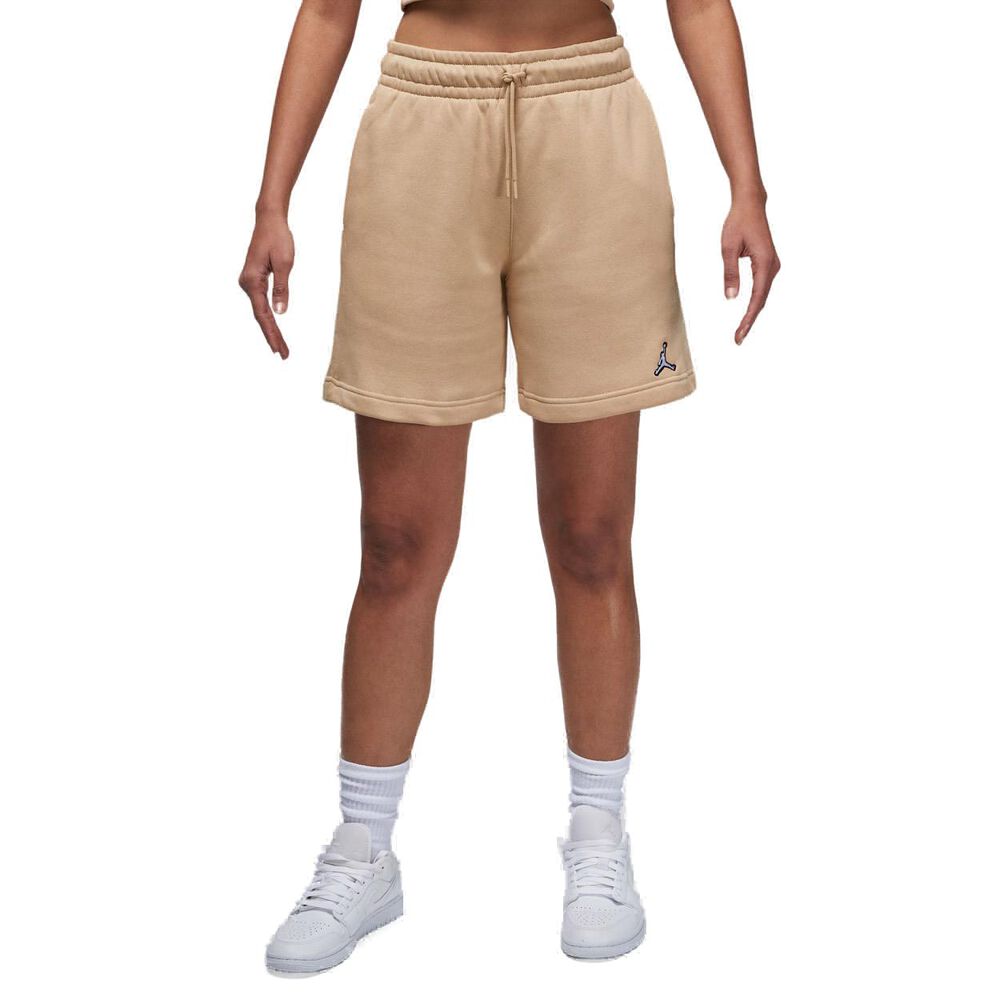 Nike Jordan Brooklyn Fleece Shorts Damer Tøj Brun Xs