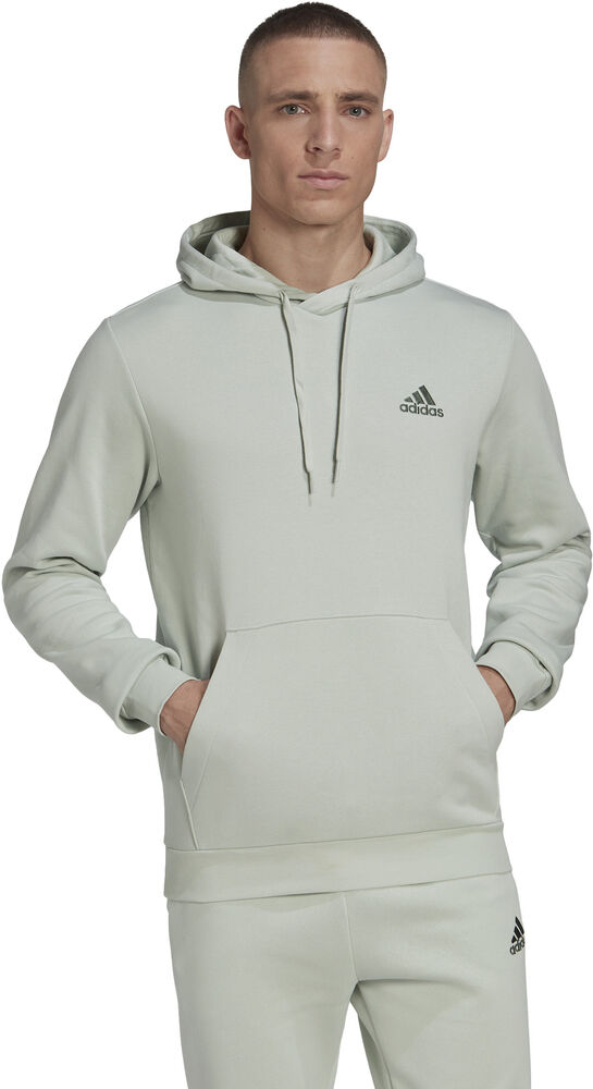 Adidas Essentials Fleece Hættetrøje Herrer Hoodies Og Sweatshirts Hvid Xl