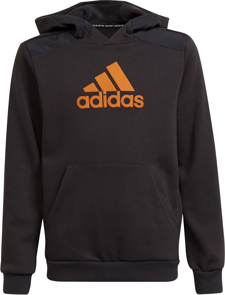 Adidas Badge Of Sport Logo Hættetrøje Unisex Tøj Sort 140