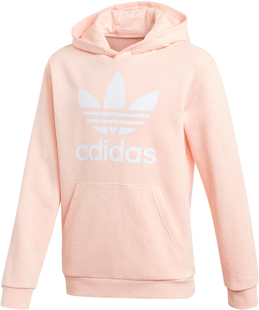 Adidas Trefoil Hættetrøje Unisex Tøj Pink 140