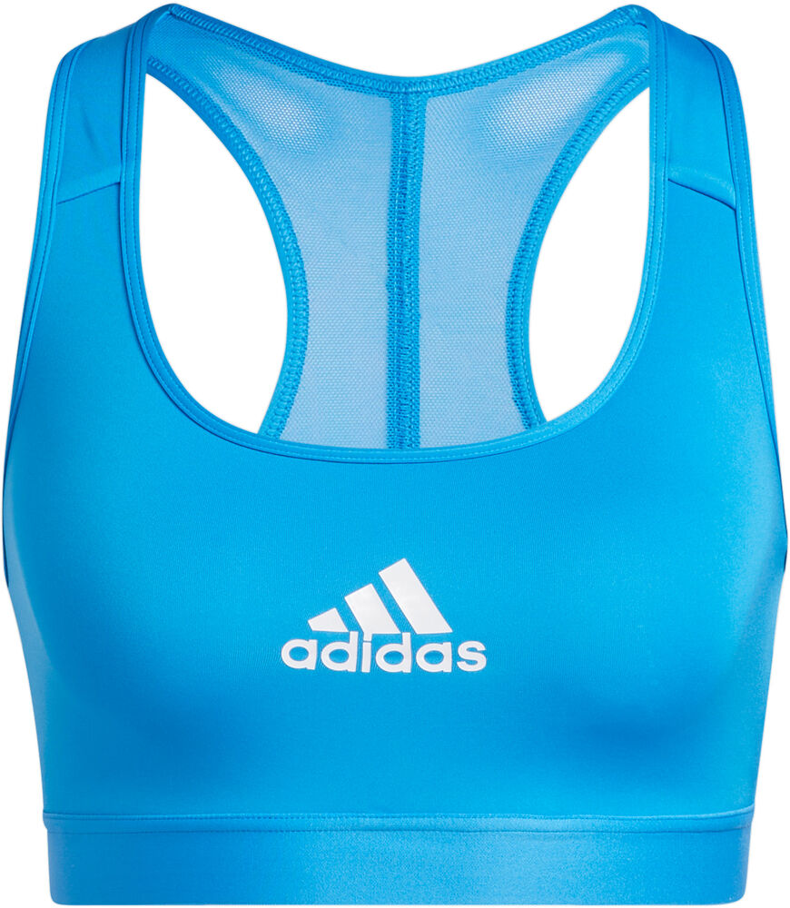 Adidas Poweract Mediumsupport Sports Bh Damer Tøj Blå M/ac
