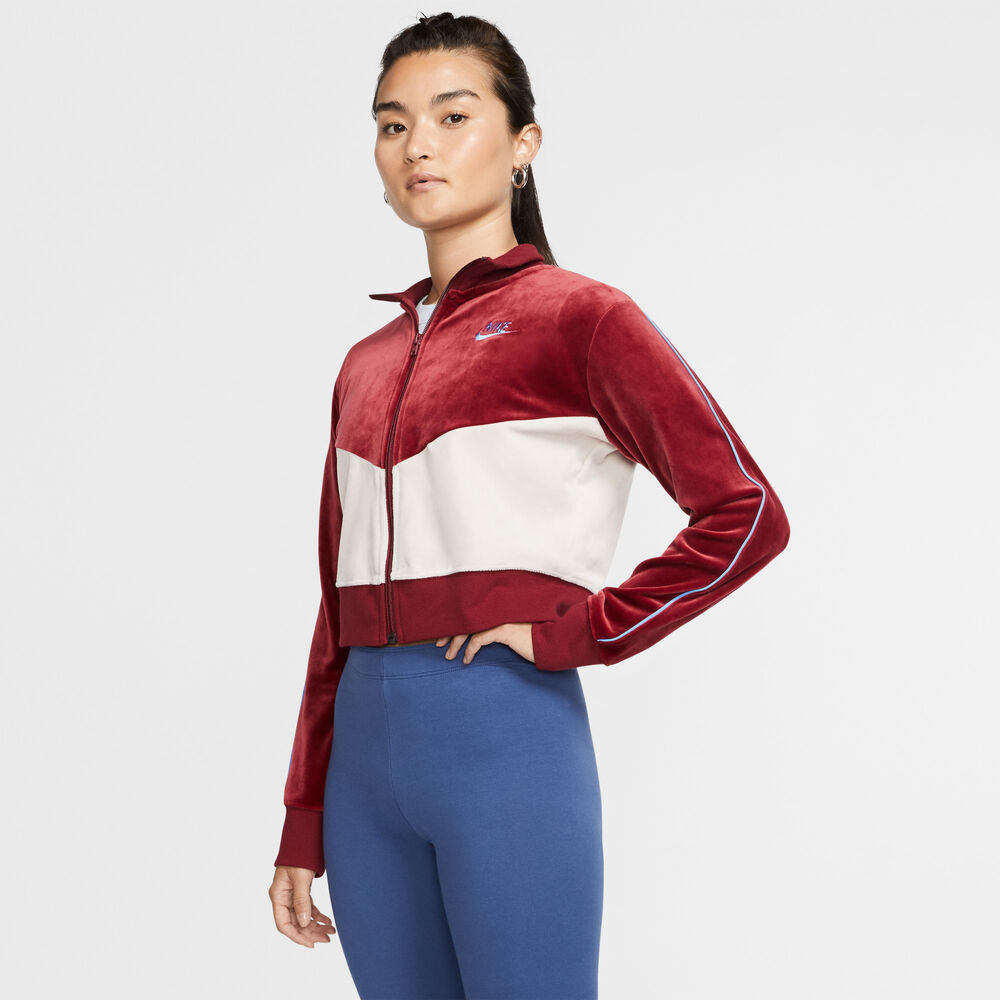 12: Nike Sportswear Heritage Jacket Damer Tøj Rød Xl