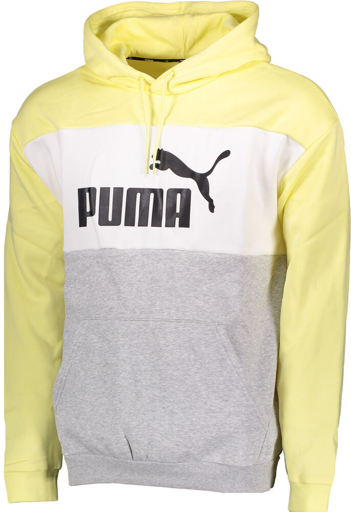 Puma Colorblock Hættetrøje Herrer Tøj Gul M