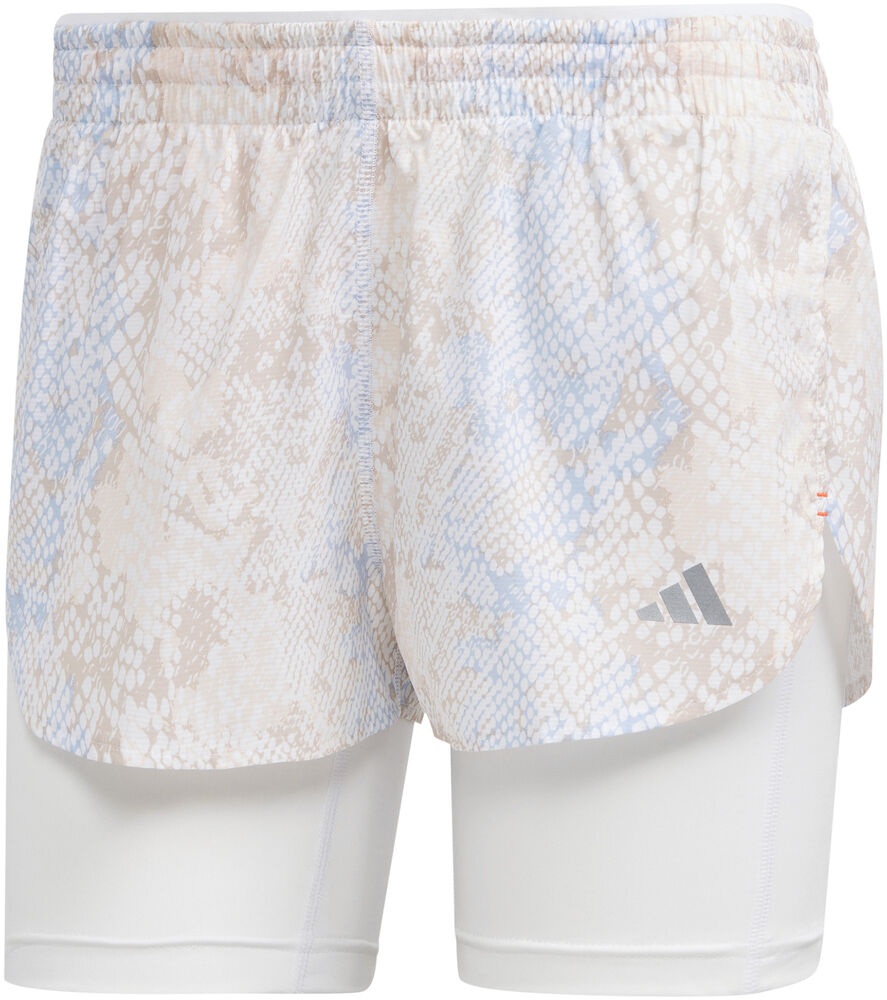 Adidas Run Fast 2in1 Shorts Damer Shorts Hvid Xl