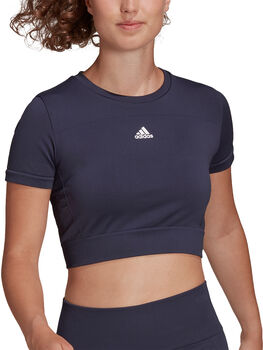 AEROKNIT Seamless Fitted Cropped trænings T-shirt