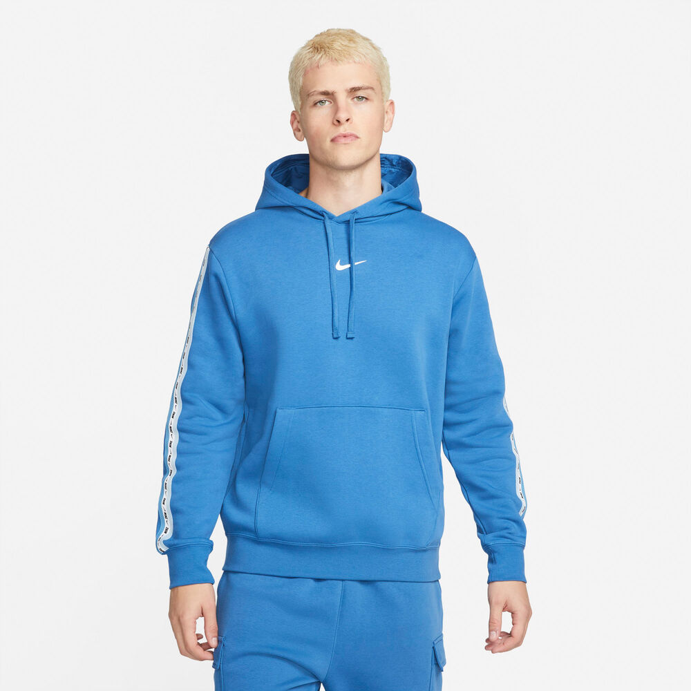 Nike Sportswear Fleece Hættetrøje Herrer Tøj Blå 2xl