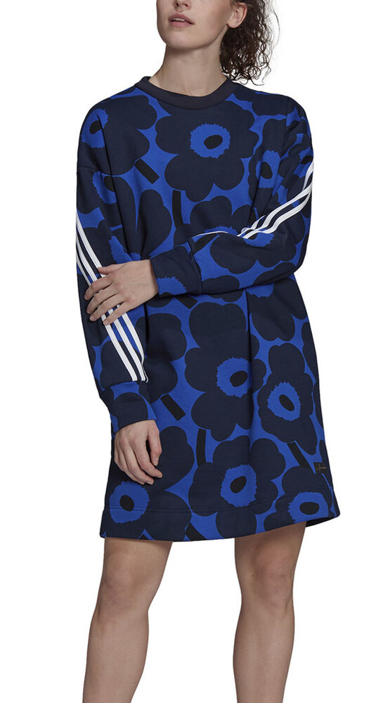 Adidas Adidas Sportswear Marimekko Fleece Kjole Damer Tøj Blå Xs