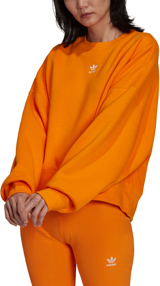 Adidas Adicolor Essentials Fleece Sweatshirt Damer Spar2540 Orange 38
