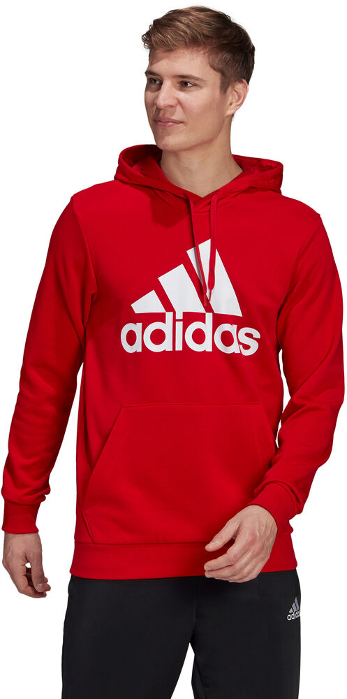 Adidas Essentials Big Logo Hættetrøje Herrer Tøj Rød L