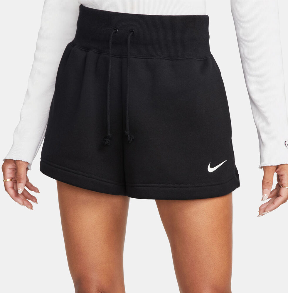 Nike Sportswear Phoenix Fleece Highwaist Shorts Damer Shorts Sort L