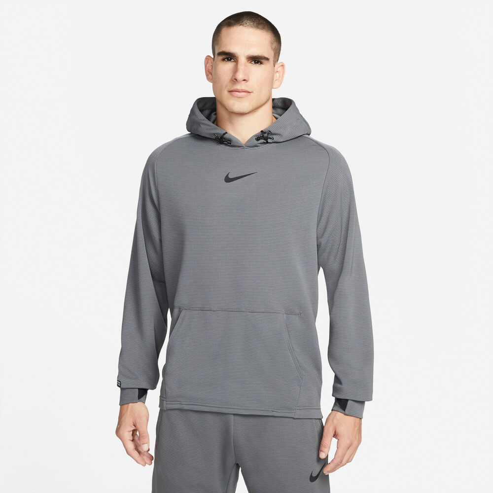 Nike Pro Fleece Træningstrøje Herrer Hoodies Og Sweatshirts Grå M