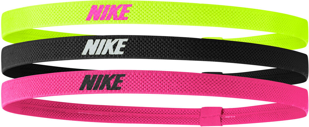 Nike Hårbånd, 3 Pak Unisex Tilbehør Og Udstyr Multifarvet Onesize