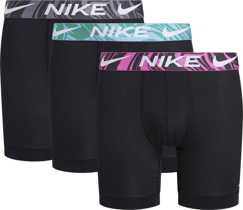 Nike Underbukser, Polyester, 3pak Herrer Undertøj Sort Xl