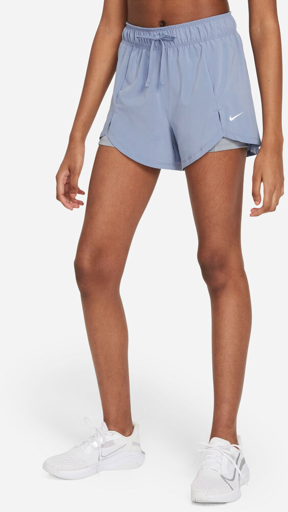 Nike Flex Essential 2i1 Træningsshorts Damer Shorts Blå Xs