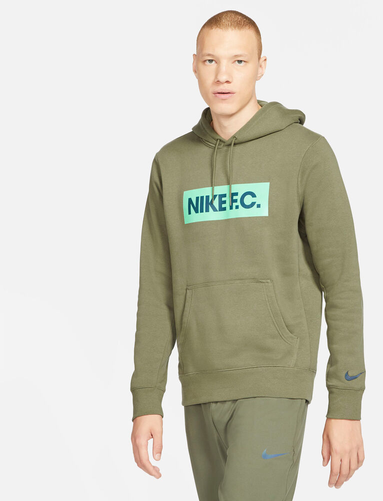Nike F.c. Fleece Hættetrøje Herrer Tøj Grøn S