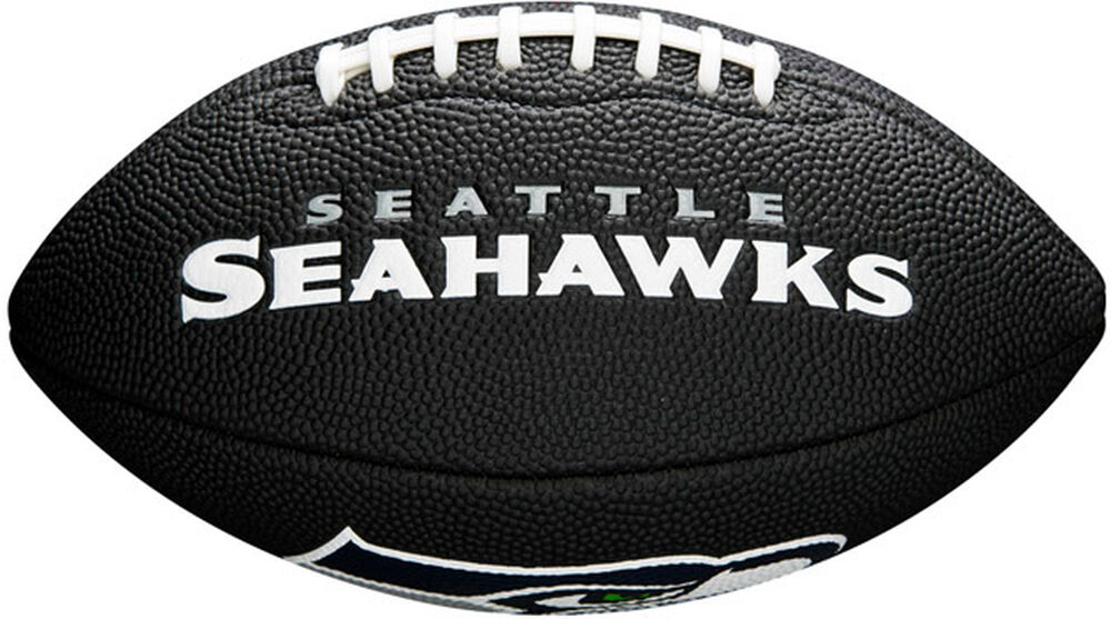 5: Wilson Nfl Mini Soft Touch Amerikansk Fodbold, Seattle Seahawks Unisex Amerikansk Fodbold & Rugby Sort Se