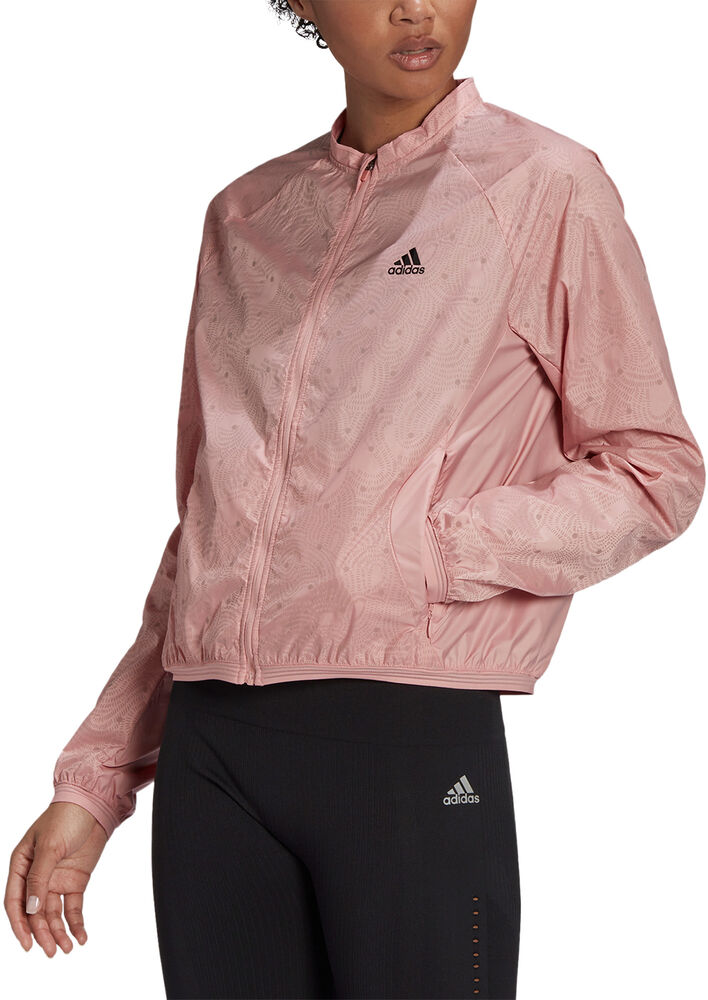 #1 - Adidas Run Fast Radically Reflective Løbejakke Damer Sommerjakker Pink M