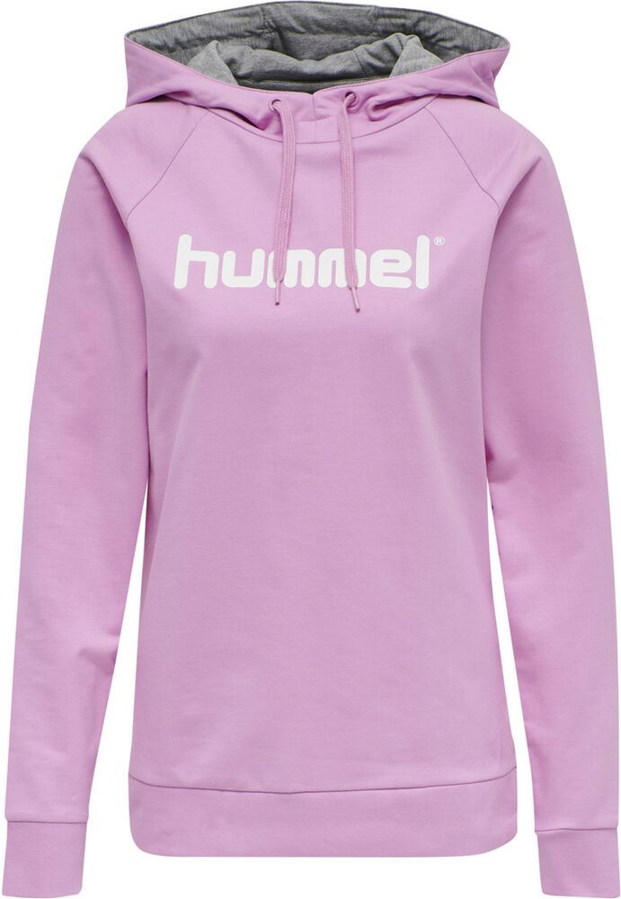 Hummel Hmlgo Cotton Logo Hættetrøje Damer Tøj Lilla Xs