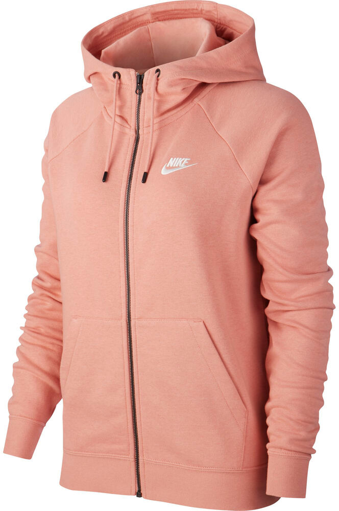 11: Nike Sportswear Essential Fleece Hættetrøje Damer Sidste Chance Tilbud Spar Op Til 80% Pink Xs