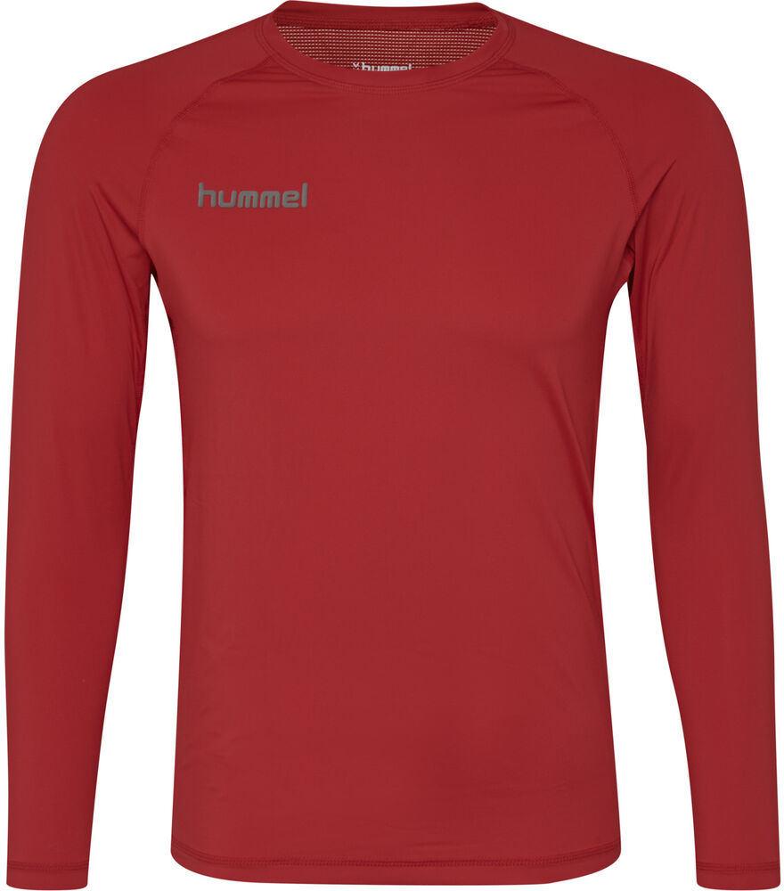 4: Hummel First Performance Træningstrøje Unisex Langærmet Tshirts Rød 152