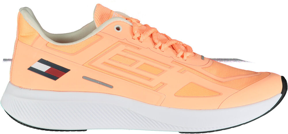 Tommy Hilfiger Sport Textured Panel Sneakers Damer Sneakers Orange 37.5