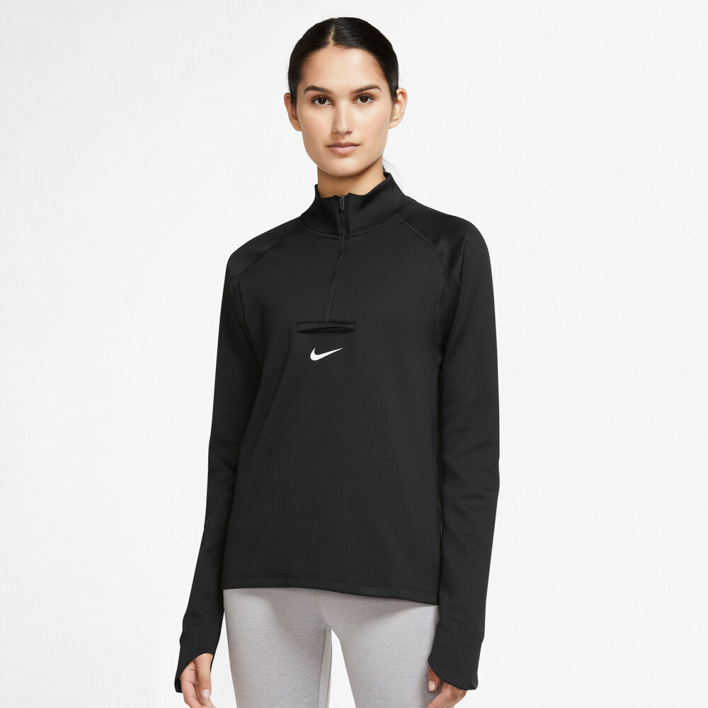 Nike Drifit Element Trail Løbetrøje Damer Hættetrøjer & Sweatshirts Sort Xs
