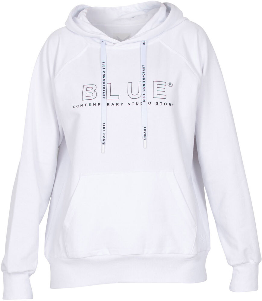 Blue Base Hættetrøje Damer Hættetrøjer & Sweatshirts Hvid M