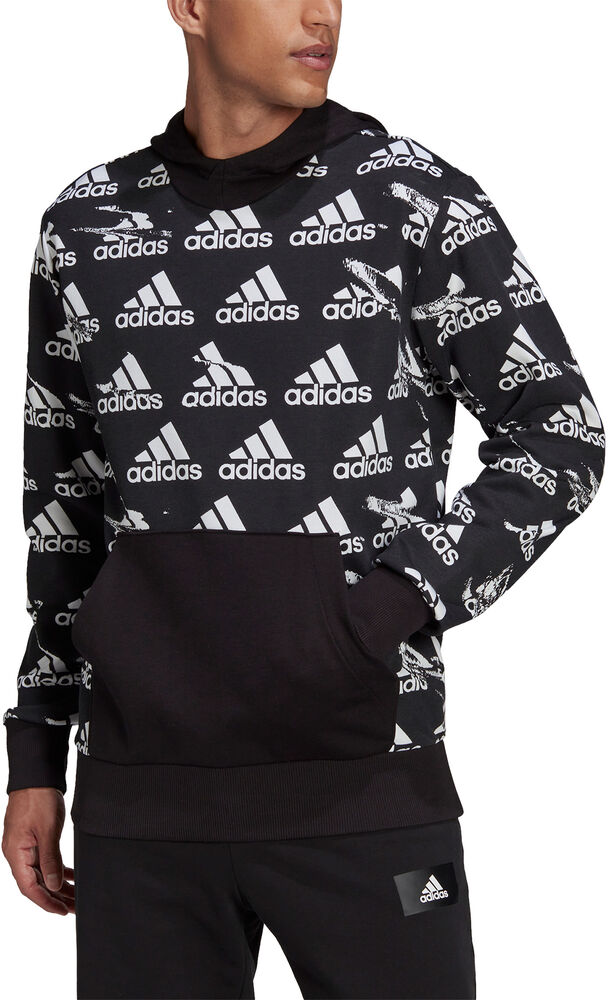 Adidas Essentials Brandlove French Terry Hættetrøje Herrer Tøj Sort L