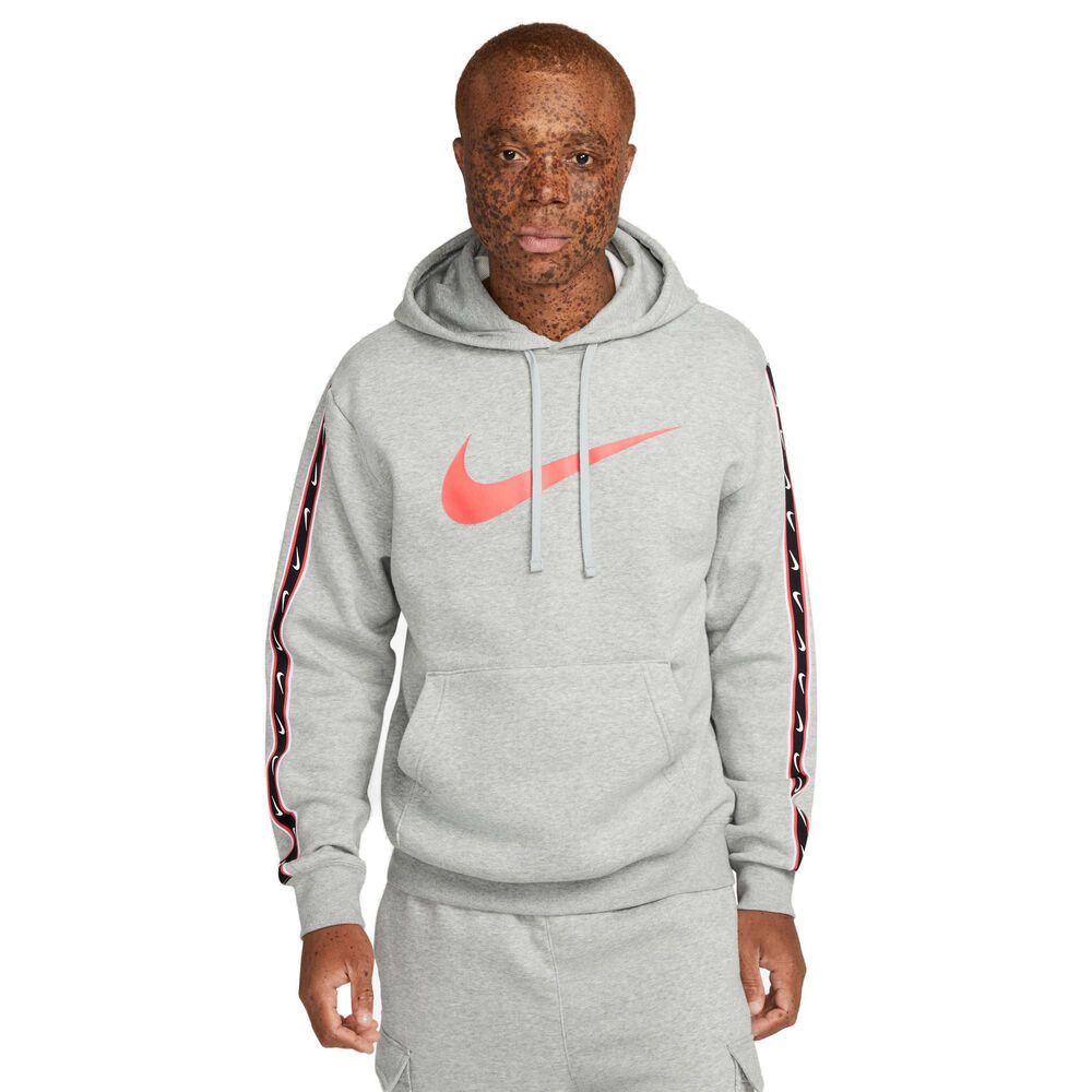 Nike Sportswear Repeat Fleece Hættetrøje Herrer Tøj Grå 2xl