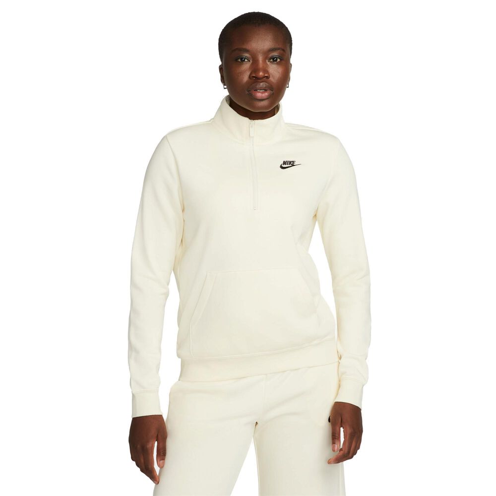 Nike Sportswear Club Fleece Sweatshirt Damer Hættetrøjer & Sweatshirts Hvid Xs