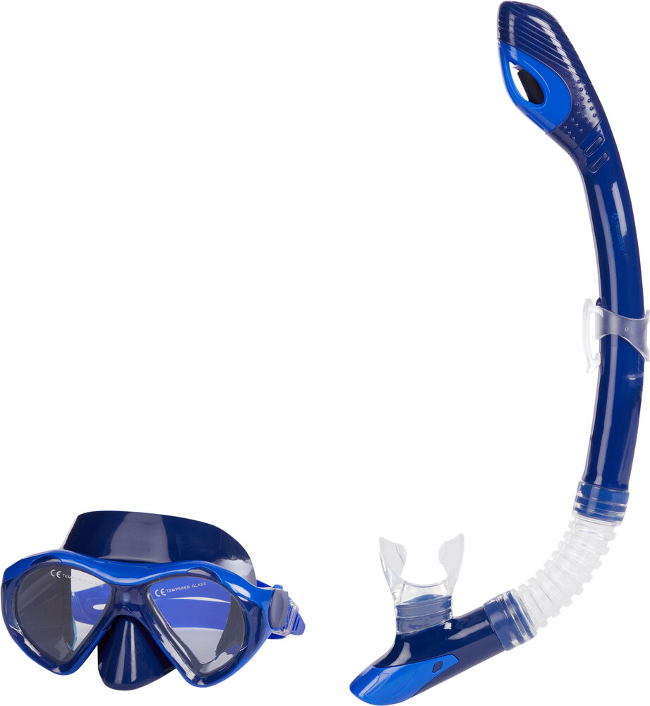 Tecnopro St8 Snorkelsæt Unisex Svømmebriller & Dykkerbriller Blå Senior