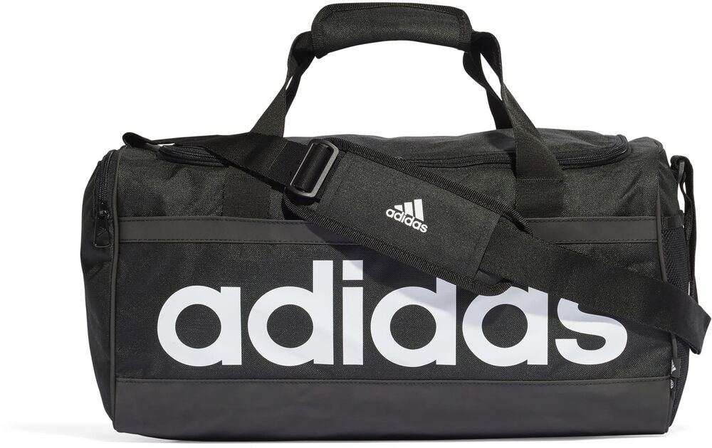 12: Adidas Essentials Linear Sportstaske, Medium Unisex Tilbehør Og Udstyr Sort No Size