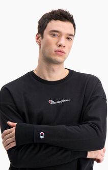 Oversized Script Logo Print sweatshirt