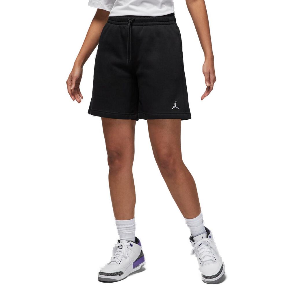 Nike Jordan Brooklyn Fleece Shorts Damer Tøj Sort Xs