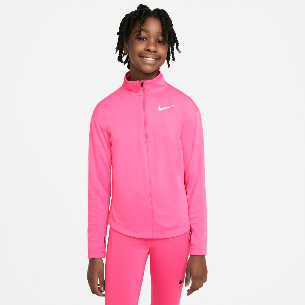 Nike 1/2zip Løbetrøje Unisex Tøj Pink S