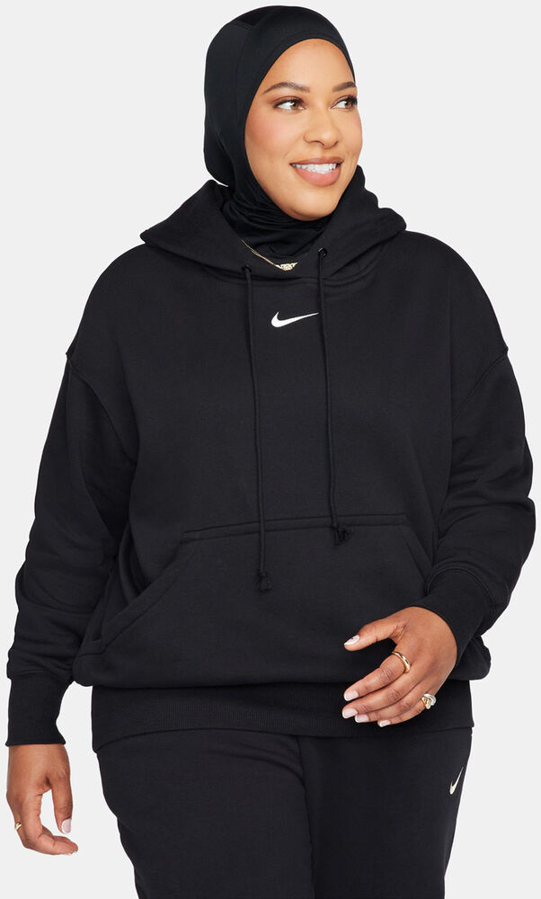 Nike Sportswear Phoenix Fleece Oversized Hættetrøje Damer Hættetrøjer & Sweatshirts Sort Xs