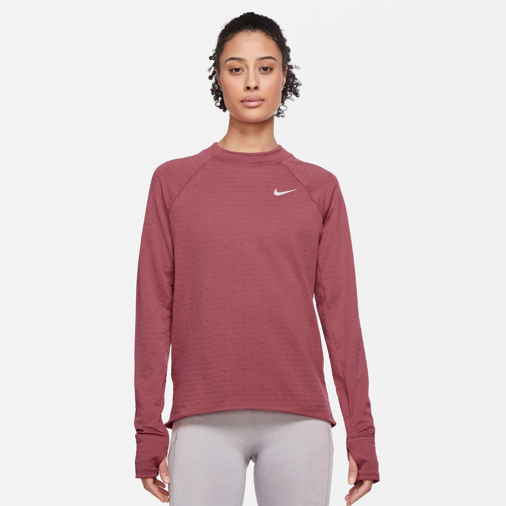 Nike Thermafit Element Løbetrøje Damer Langærmet Tshirts Pink Xs