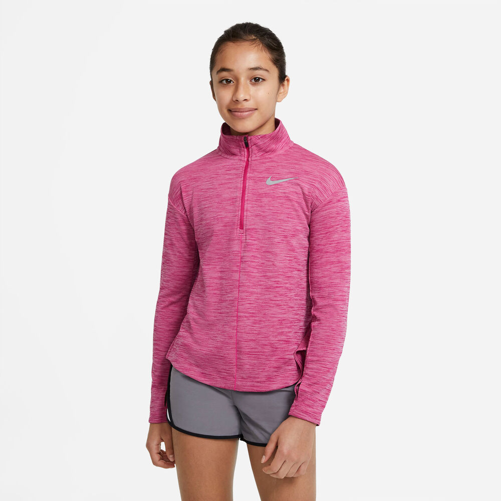 Nike 1/2zip Løbetrøje Unisex Hoodies Og Sweatshirts Pink Xl