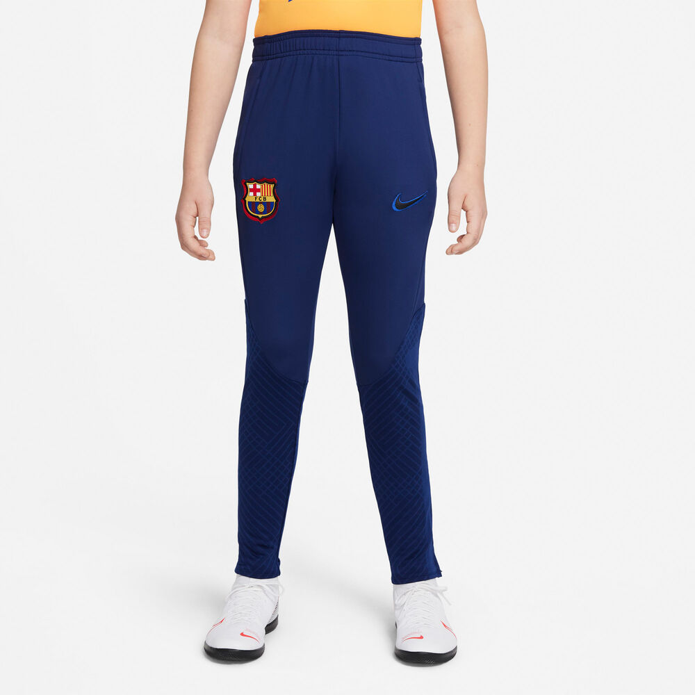 Nike Fc Barcelona Strike Drifit Træningsbukser Unisex Bukser Blå 158170 / Xl