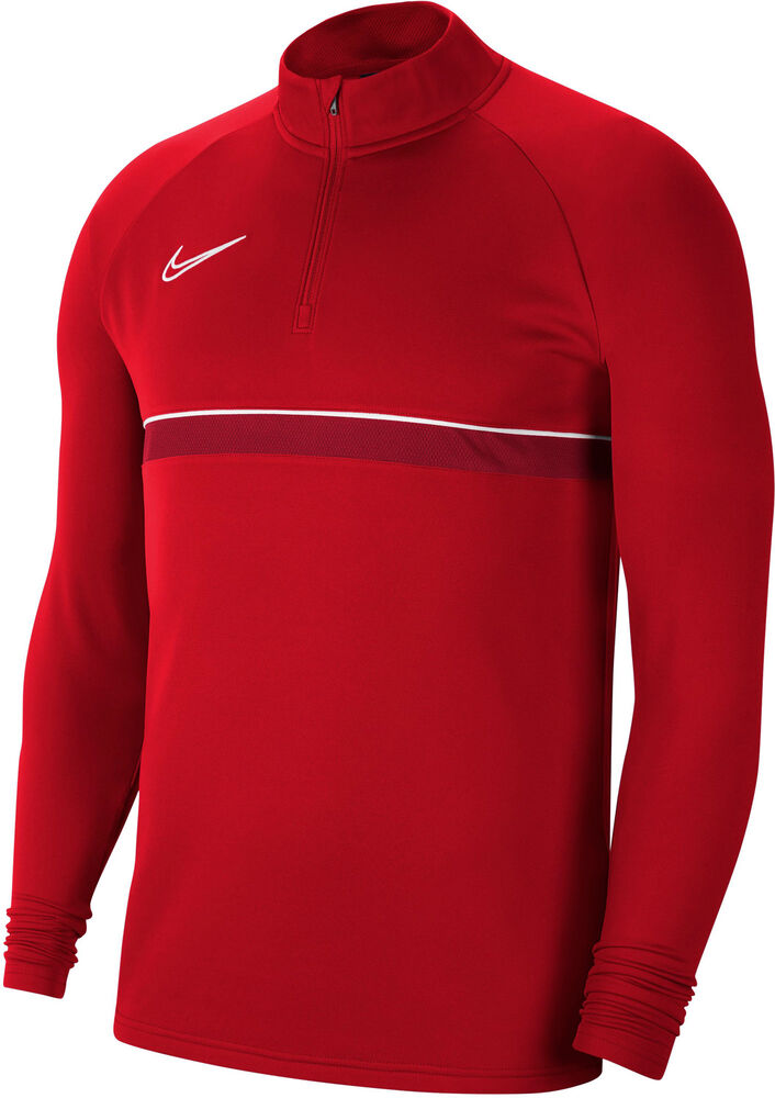 11: Nike Drifit Academy Drill Træningstrøje Herrer Hoodies Og Sweatshirts Rød Xl