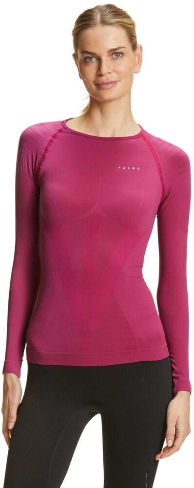 8: Falke Longsleeved Shirt Tight Warm Baselayer Damer Tøj Pink Xl