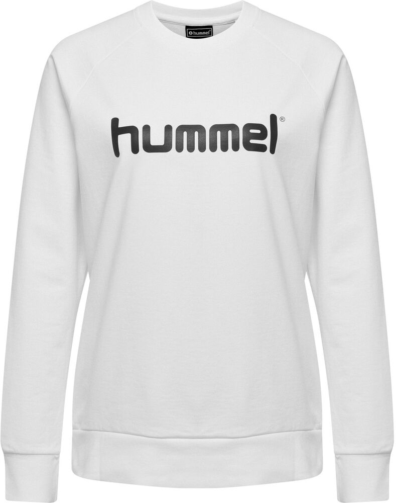 Hummel Go Logo Sweatshirt Damer Tøj Hvid Xs