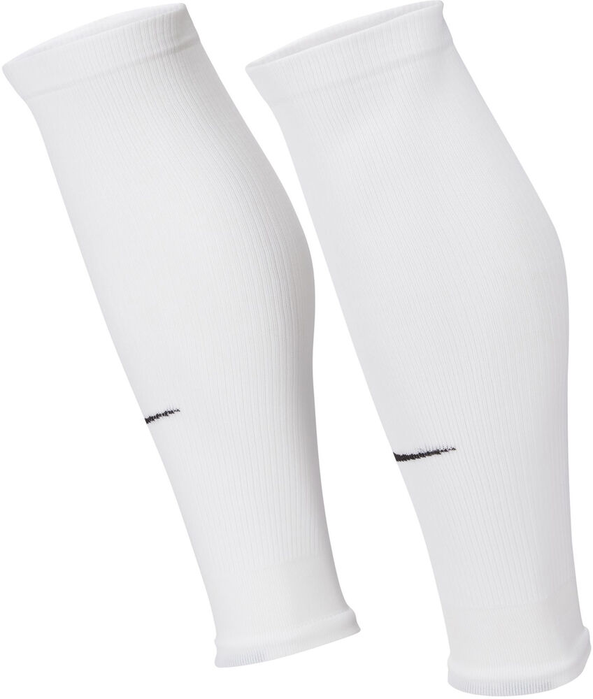 #2 - Nike Drifit Strike Sleeve Fodboldstrømper Unisex Tilbehør Og Udstyr Hvid S/m