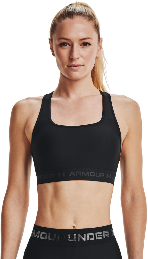 Under Armour Armour Mid Crossback Sports Bh Damer Sports Bh Sort Xs